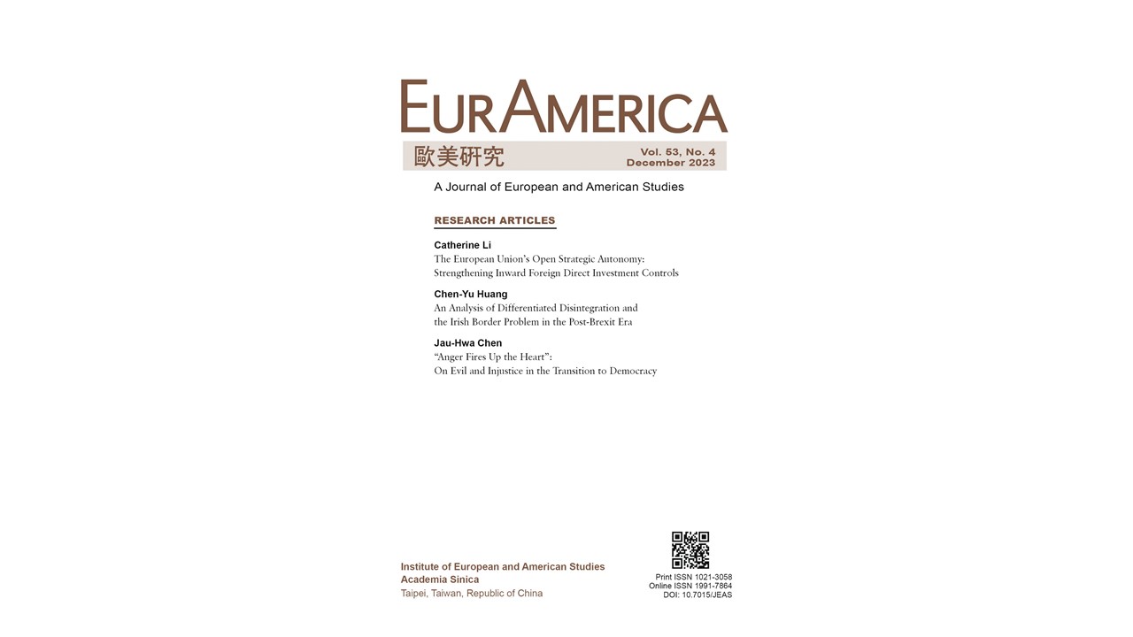 EurAmerica, Vol. 53, No. 4 is now available